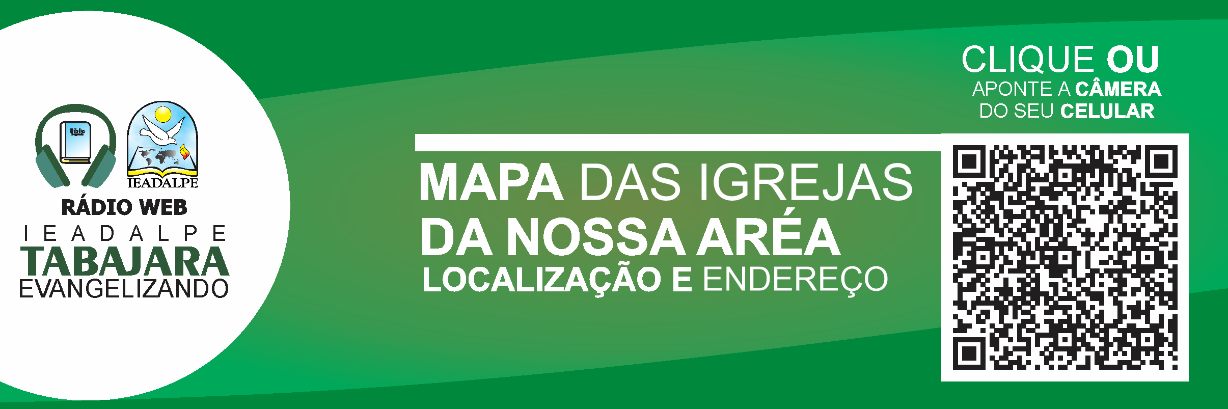 Confira o Mapa das Nossas Igrejas